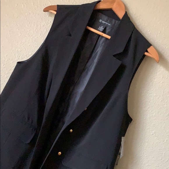 Black INC International Concepts Mariner Vest - Picture 1 of 8
